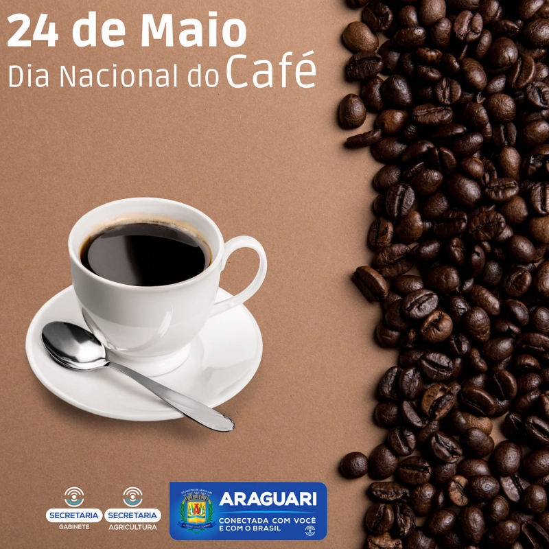 Na cidade e no campo, no Oiapoque e no Chuí e, principalmente na nossa Araguari, 24 de maio é dia de celebrar um produto tão importante que já foi considerado praticamente sinônimo de Brasil no mundo inteiro.