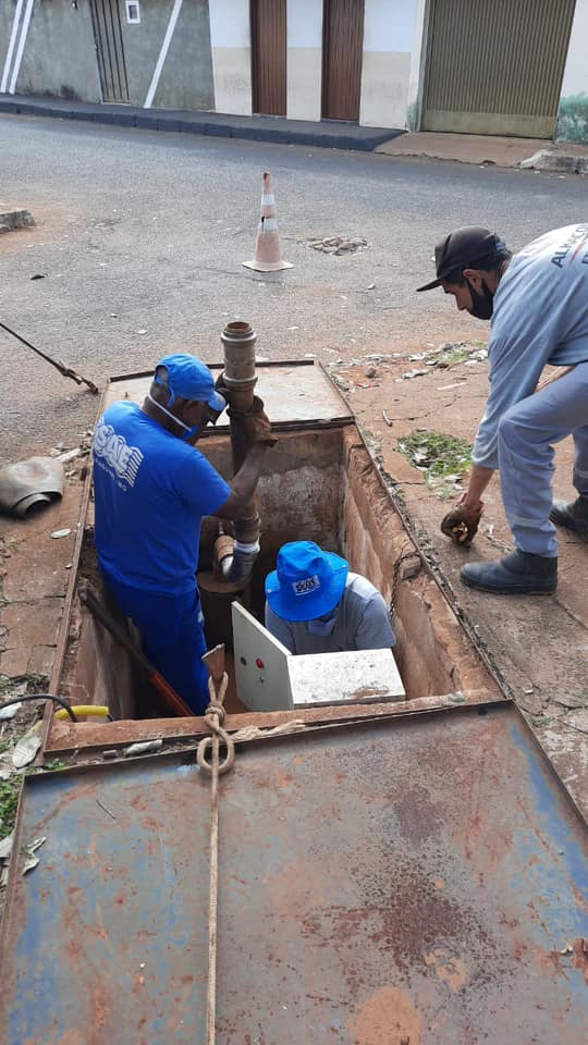 A SAE informa aos moradores do Bairro Paraíso que uma equipe se encontra no local na manhã dessa segunda-feira,31, fazendo a troca de uma bomba que queimou sábado.  Pedimos desculpas pelo transtorno, mas já estamos fazendo o reparo e a previsão de normalizar o abastecimento será as 10h30 da manhã de hoje.