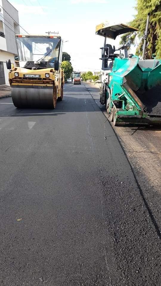 Recapeamento da Caiapos finalizando e começando a Inhambus Recapeamento da Alvim Borges e Osires Paranhos Início da implantação da continuação da Av. Miguel Assad Debs Tapa buracos em dois pontos ( Av. Miguel Assad Debs e Av. Porto Alegre)