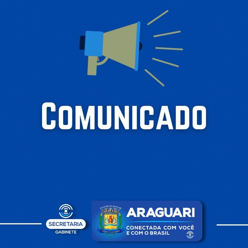 A direção do Sistema Nacional de Emprego – SINE/Araguari informa à população que nesta quinta-feira 11, e sexta-feira 12 de novembro estará funcionando para o atendimento ao cidadão somente no horário de 8h às 12h.