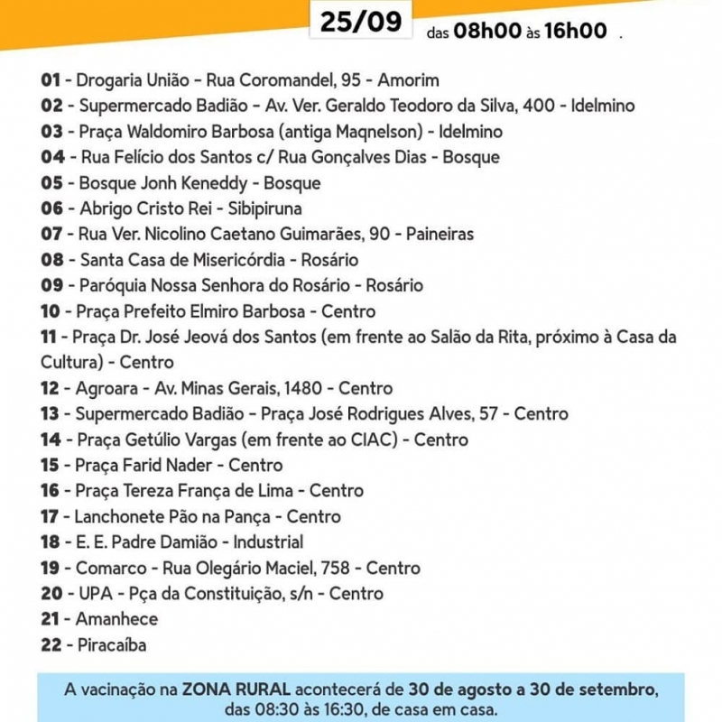 Com grande cobertura dentro do perímetro urbano e na zona rural do município, a vacinação antirrábica continua neste final de semana, quando os profissionais do Departamento de Zoonoses farão a quarta ação no município.