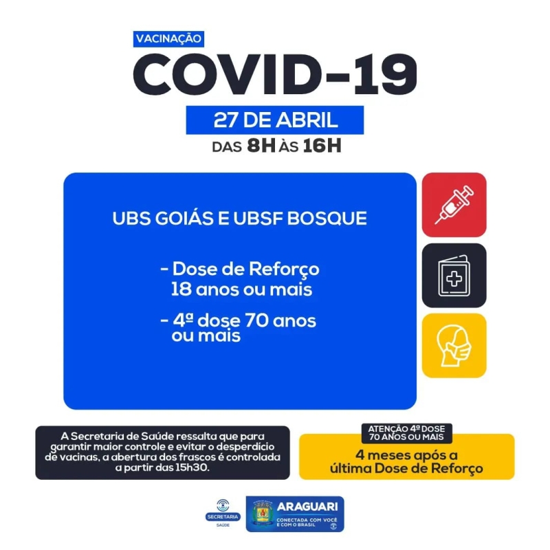 Vacinação 27 de Abril