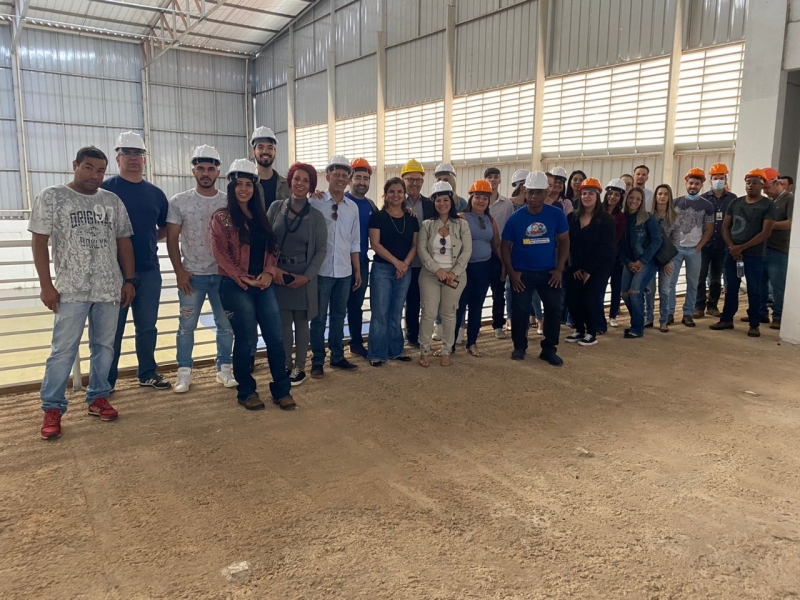 Servidores realizam visita nas obras do CIE – Centro de Iniciação ao Esporte de Araguari