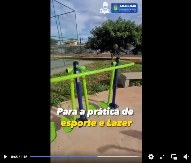 A prefeitura de Araguari, através da secretaria de Serviços Urbanos e Distritais fará em breve, a inauguração oficial da Praça Argemiro Vieira Carneiro. Localizada no Bairro Paineiras, a nova praça atenderá os moradores de outros bairros adjacentes.