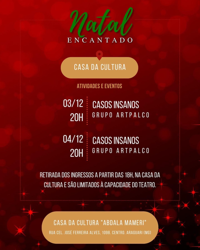 Programação: NATAL ENCANTADO