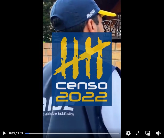 Você já recebeu a visita do Recenseador do IBGE?