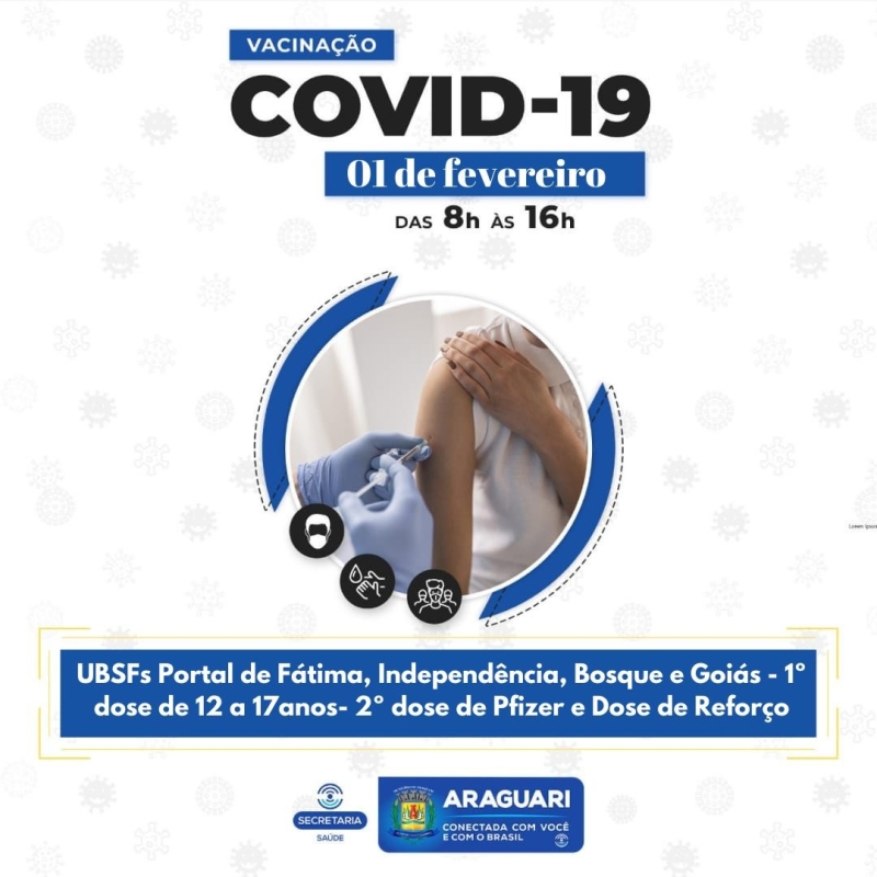 Vacinação 01 de fevereiro