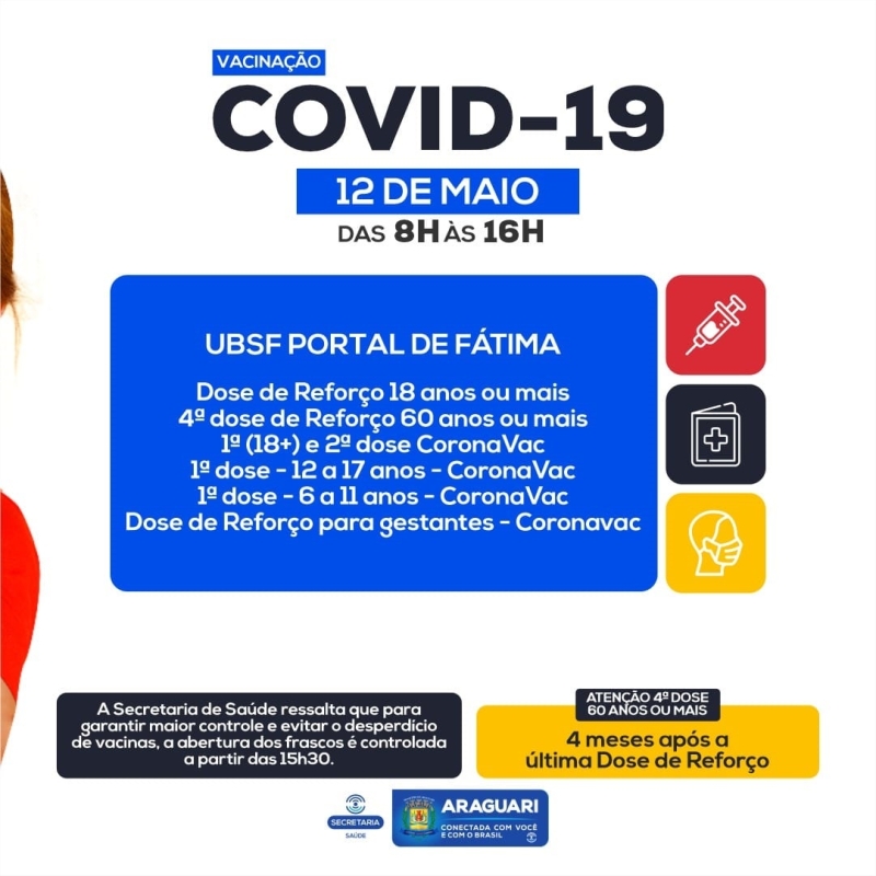 Vacinação 12 de Maio