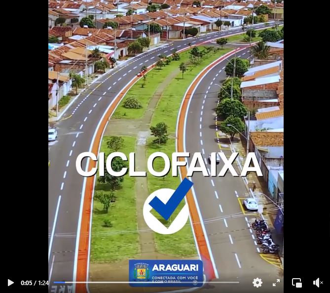 Seguindo as metas estabelecidas pelo prefeito Renato Carvalho, de construir 10km de ciclovias e ciclofaixas ao longo de 2022, e 30km em 04 anos, a Prefeitura Municipal de Araguari entrega mais 2.000 metros de ciclofaixas no Portal dos Ipês, visando garantir mais segurança, comodidade e mobilidade para os moradores.
