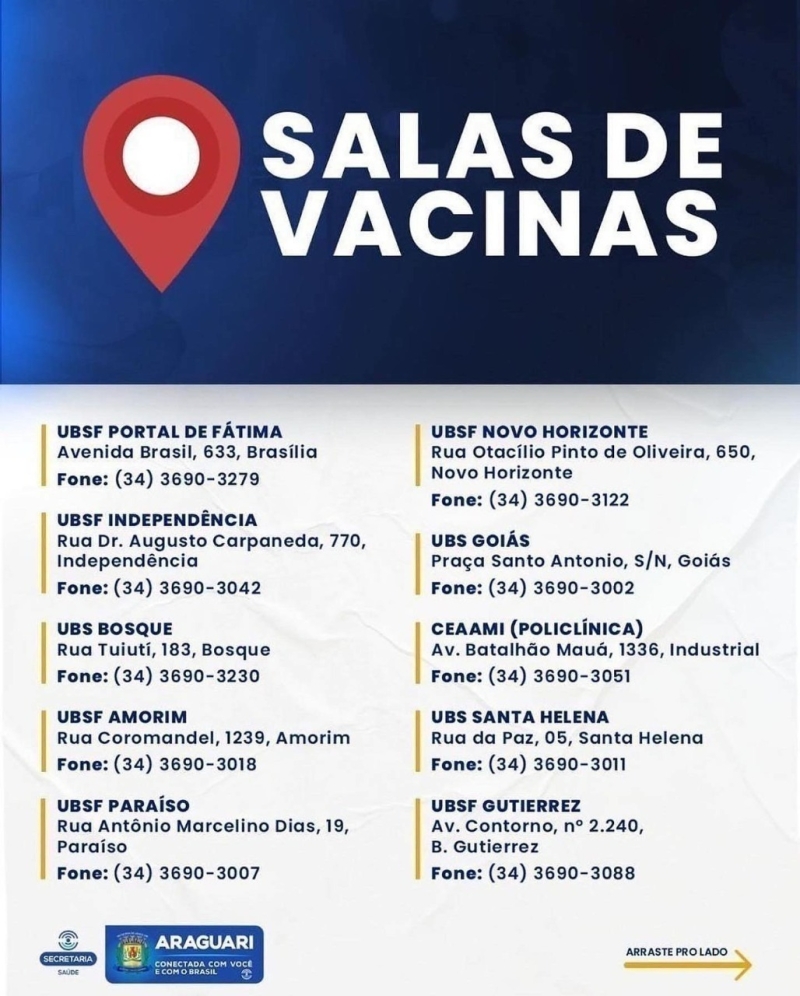 Vacinação COVID-19 - 18 de outubro