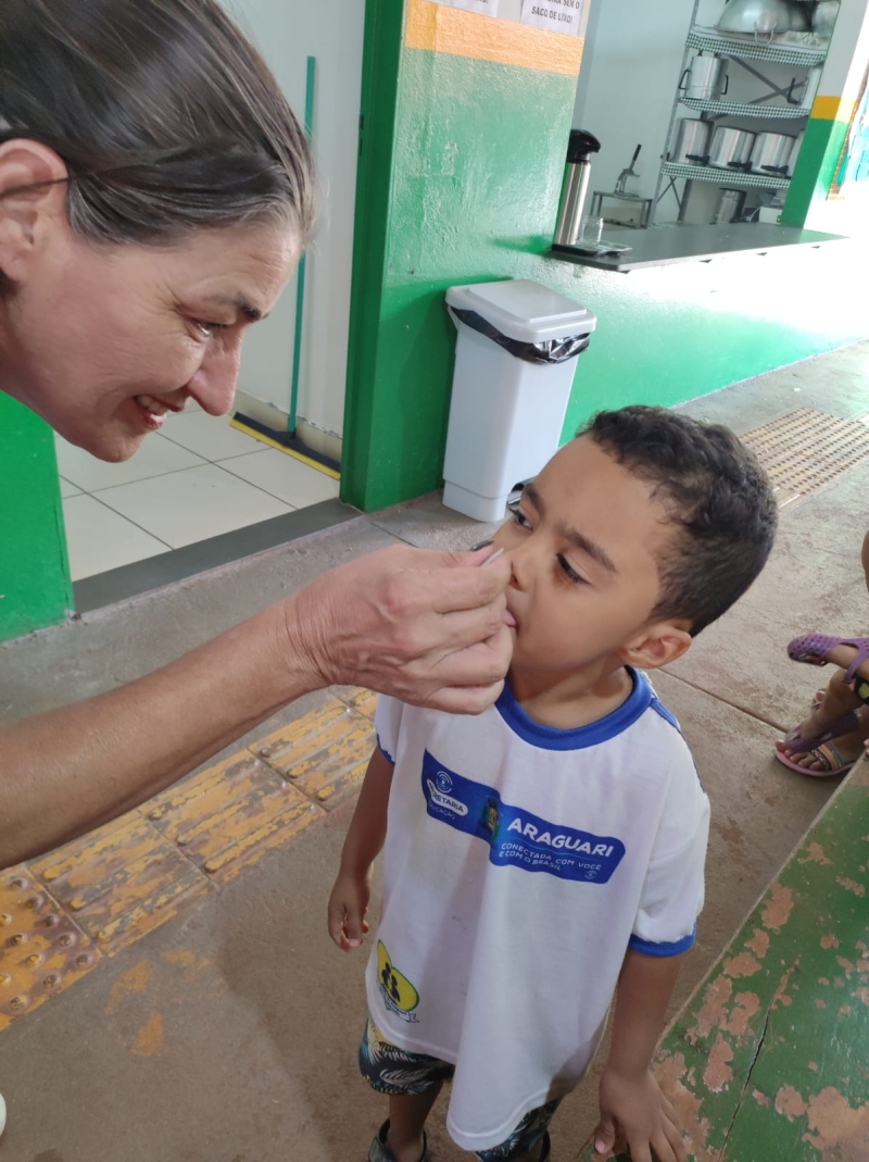 Gincana da Vacinação contra Pólio nas Escolas