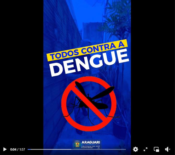 Araguari contra o Aedes Aegypti!