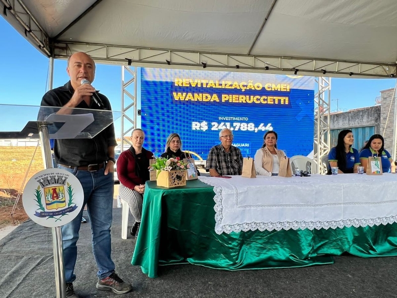 Obras de revitalização do CMEI Wanda Pieruccetti são entregues à comunidade