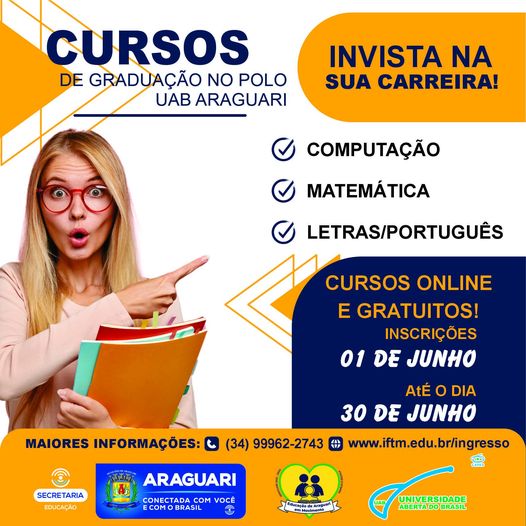 IFTM CURSOS DE GRADUAÇÃO – 2023/2