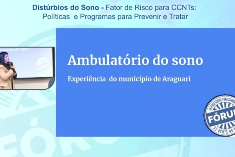 Araguari é destaque no Fórum Doenças Crônicas Não Transmissíveis (DCNTs) em São Paulo