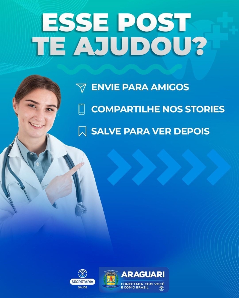 A prefeitura de Araguari, através da secretaria de Saúde, divulga os horários de atendimentos odontológicos nas Unidades de Saúde do município. 