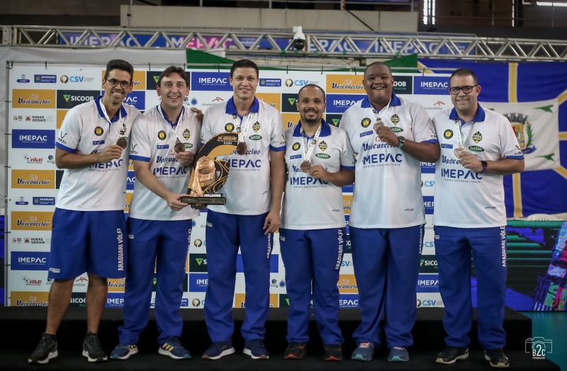 Araguari vive domingo histórico com as finais do Sul-Americano de Vôlei Masculino de Clubes