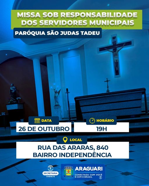 A prefeitura de Araguari, através da secretaria de Serviços Urbanos informa sobre os serviços que estão empenhados para serem realizados nesta semana, a partir desta segunda-feira, dia 24 até a sexta-feira, 28.