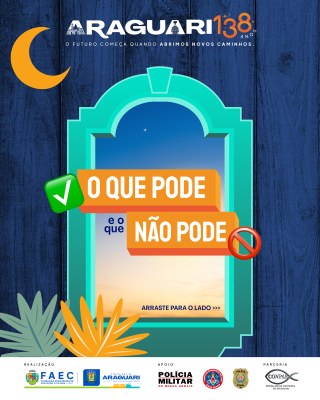 🎉 TRÊS DIAS DE FESTA, MÚSICA E CELEBRAÇÃO PELOS 138 ANOS DE ARAGUARI! 🎶💛