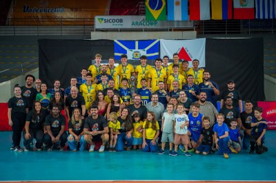 Brasil conquista título do Sul-Americano Sub-19 de Vôlei Masculino em Araguari