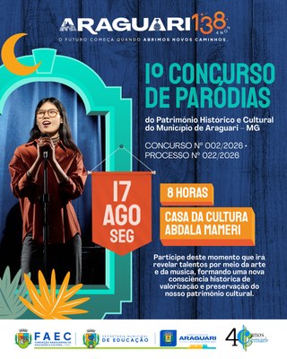 Concurso de Paródias do Patrimônio Histórico e Cultural de Araguari