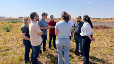 Prefeito Renato Carvalho e equipe técnica acompanham avanço das obras do Aeroporto Santos Dumont