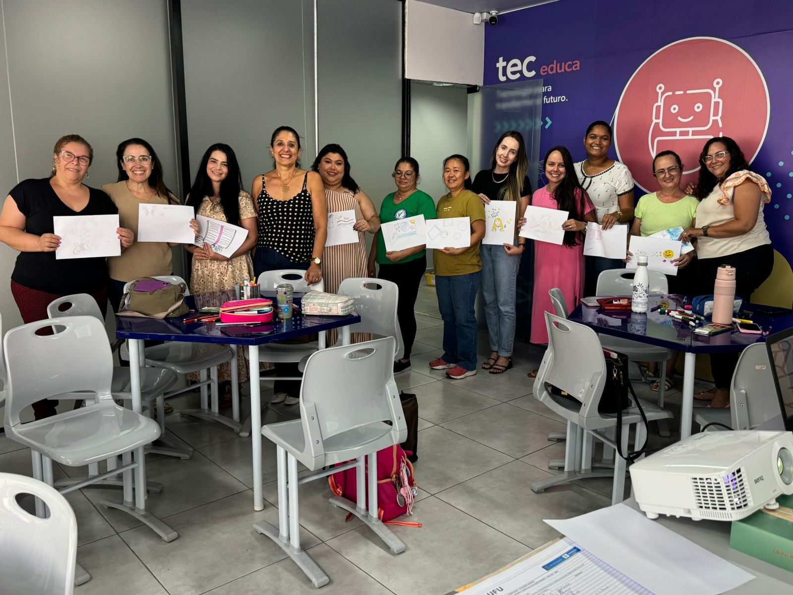 Professores de Computação participam de formação continuada e preparam projetos para Feira Tecnológica