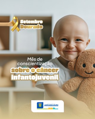 💛 SETEMBRO DOURADO: O CÂNCER INFANTOJUVENIL TAMBÉM PRECISA DE ATENÇÃO