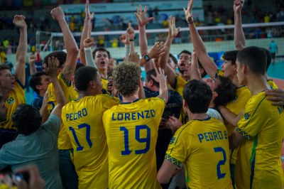Brasil conquista título do Sul-Americano Sub-19 de Vôlei Masculino em Araguari