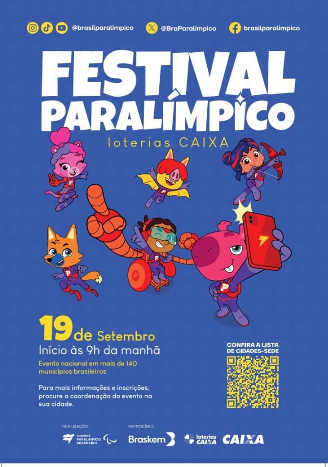 Festival Paralímpico de Araguari promove inclusão e vivência esportiva no dia 19 de setembro